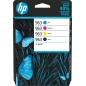 HP 963 Sort Gul Cyan Magenta Blæk 6ZC70AE HP 963 Sort Gul Cyan Magenta Blæk 6ZC70AE